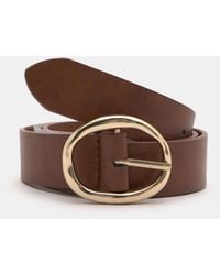 Pull&Bear - Cintura Con Fibbia Ovale - Lyst
