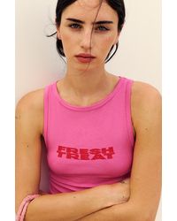 Pull&Bear - Graphic Tank Top - Lyst