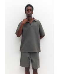Pull&Bear - Bermuda Jogger Piqué - Lyst
