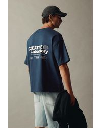 Pull&Bear - Creative Laboratory Graphic T-Shirt - Lyst