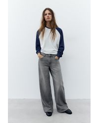 Pull&Bear - Low-Rise Baggy Jeans - Lyst