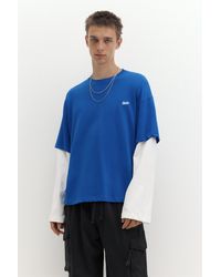 Pull&Bear - Double Sleeve T-Shirt - Lyst