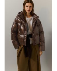 Pull&Bear - Puffer Jacket With Hood - Lyst