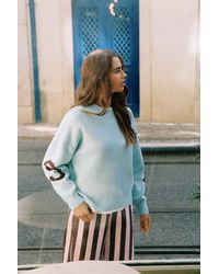 Pull&Bear - Pull Oversize Motif Chiffre - Lyst