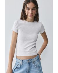 Pull&Bear - Fitted Short Sleeve T-Shirt - Lyst