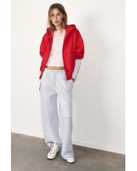 Pull&Bear - Zip-Up Hoodie - Lyst