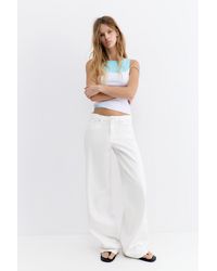 Pull&Bear - Mid-Rise Baggy Jeans - Lyst