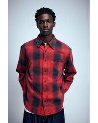 Pull&Bear - Giacca Camicia A Quadri A Maniche Lunghe - Lyst