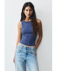 Pull&Bear - Tanktop Met Boothals - Lyst