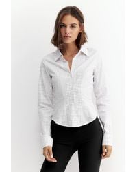 Pull&Bear - Fitted Wide-Cuff Shirt - Lyst