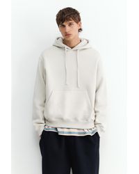 Pull&Bear - Basic Sweater Met Capuchon - Lyst