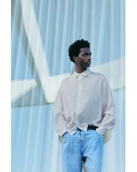 Pull&Bear - Linnen Overhemd - Lyst
