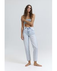 Pull&Bear - High-Waist Mom Jeans - Lyst