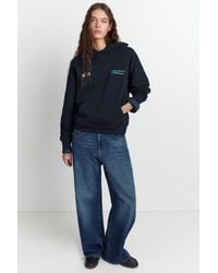 Pull&Bear - Felpa Cappuccio Stelle E Testo - Lyst