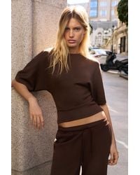 Pull&Bear - Soft-Touch Boxy T-Shirt - Lyst