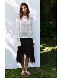 Pull&Bear - Pull En Maille Ajourée - Lyst