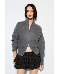 Pull&Bear - Zip-Up Cardigan - Lyst