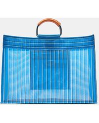 Pull&Bear - Borsa Shopper A Righe - Lyst