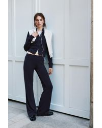 Pull&Bear - Flared Broek Soft Touch - Lyst