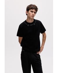 Pull&Bear - Oscar Ouyang Stud T-Shirt - Lyst