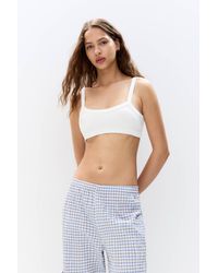 Pull&Bear - Strappy Top With Logo - Lyst