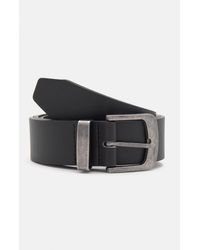 Pull&Bear - Faux Leather Belt With Buckle - Lyst