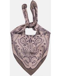 Pull&Bear - Floral Satin Scarf - Lyst