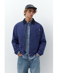 Pull&Bear - Jacket With Contrast Collar - Lyst