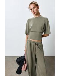 Pull&Bear - Modal Batwing Sleeve T-Shirt - Lyst