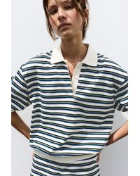 Pull&Bear - Polo A Righe - Lyst