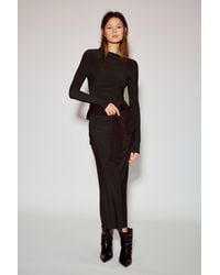 Pull&Bear - Soft Draped Midi Dress - Lyst