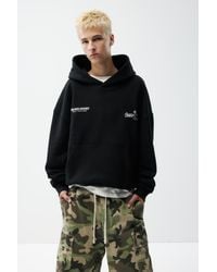 Pull&Bear - Kapuzensweatshirt Mit Stwd-Grafik - Lyst