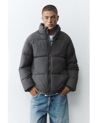 Pull&Bear - Giubbotto Imbottito Collo Alto - Lyst
