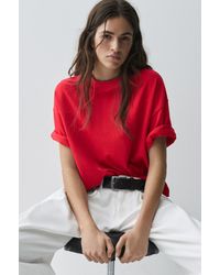 Pull&Bear - Boxy Fit Short Sleeve T-Shirt - Lyst