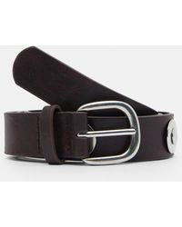 Pull&Bear - Belt With Metallic Plaques - Lyst