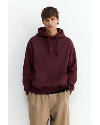 Pull&Bear - Basic-Kapuzensweatshirt - Lyst