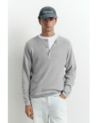 Pull&Bear - Pull Col Henley - Lyst