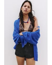 Pull&Bear - Mom Fit Ripped Denim Shorts - Lyst