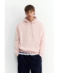 Pull&Bear - Basic Hooded Sweatshirt - Lyst