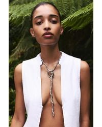 Pull&Bear - Metallic Necklace - Lyst