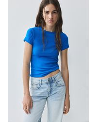 Pull&Bear - Fitted Short Sleeve T-Shirt - Lyst
