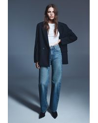 Pull&Bear - High-Waist Wide Straight-Leg Jeans - Lyst