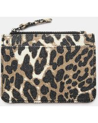 Pull&Bear - Kaarthouder Met Panterprint - Lyst