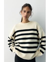 Pull&Bear - Jersey À Rayures - Lyst