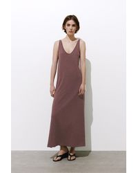 Pull&Bear - Strappy Midi Dress - Lyst