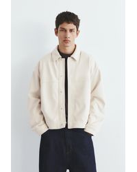 Pull&Bear - Textured Jacket - Lyst