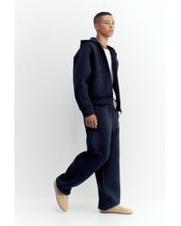 Pull&Bear - Neoprene-Effect Baggy Trousers - Lyst