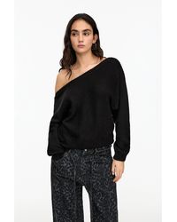 Pull&Bear - Asymmetrischer Weicher Strickpullover - Lyst