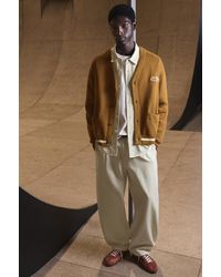 Pull&Bear - Embroidered Varsity Cardigan - Lyst