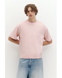 Pull&Bear - Boxy Interlock T-Shirt - Lyst